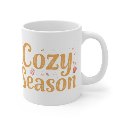 Cozy Season Mug - 11oz Ceramic Coffee Cup for Autumn & Winter